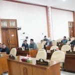 Suasana rapat paripurna DPRD Pati 