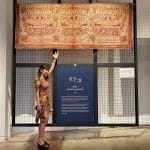 Batik Lasem Rembang dipajang di Museum Batik Indonesia. (Pemprov Jawa Tengah)