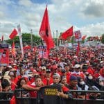 Pati Bergelora, Ribuan Massa Dukung Ganjar-Mahfud di Kampanye Akbar