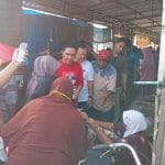 Pedagang Pasar Runting Antusias Sambut Wahyu-Suharyono, Doakan Jadi Bupati