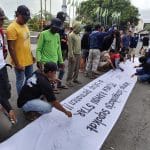 Warga Desa Langgenharjo Demo, Tuntut Penutupan PT New Ramon Star