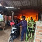 Kebakaran Hanguskan 28 Sepeda Motor di Kudus