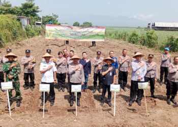 Dukung Program Nasional, Polresta Pati Tingkatkan Peran Polri dalam Mendukung Swasembada Pangan 2025