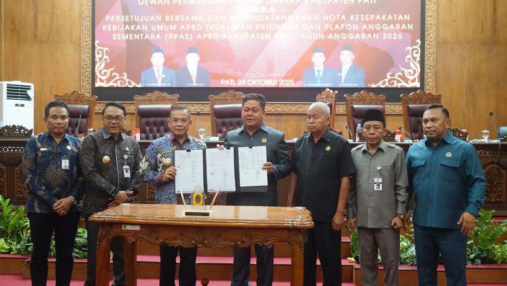 DPRD Pati dan Pemkab Sepakati KUA-PPAS APBD 2026, Fokus pada Efektivitas Program