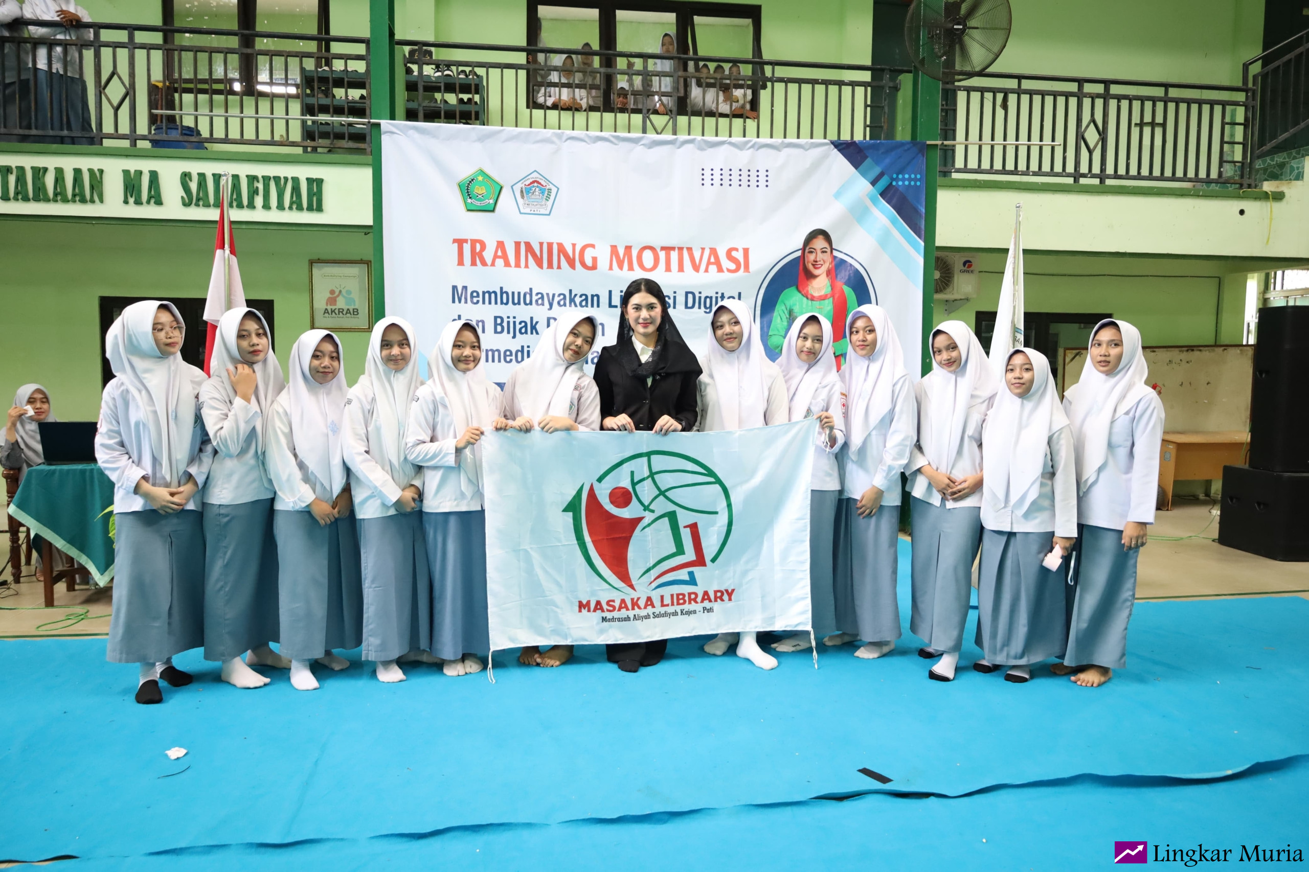 MA Salafiyah Kajen Dorong Siswa Manfaatkan Media Sosial untuk Hal Positif, Gandeng Karina Moudy untuk Edukasi