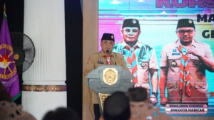 Bupati Sudewo Terima Lencana Dharma Bhakti, Pramuka Pati Diharapkan Jadi Garda Depan Pendidikan Karakter