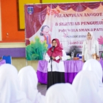 Ketua PMI Pati Lantik Anggota PMR Wira SMA N 3 Pati: Siap Emban Misi Kemanusiaan