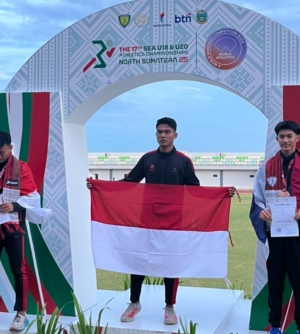 Siswa MAN 1 Pati, Muhammad Akbar, Sabet Emas di Kejuaraan Lari 100M Asia Tenggara