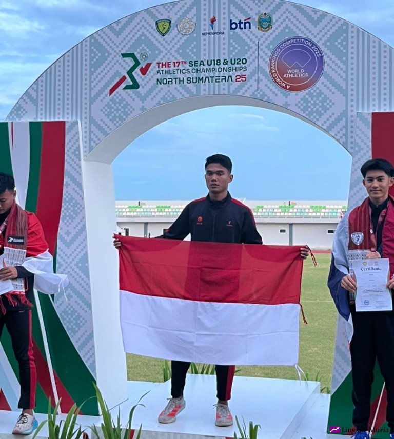 Siswa MAN 1 Pati, Muhammad Akbar, Sabet Emas di Kejuaraan Lari 100M Asia Tenggara
