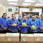 Bupati Pati Resmi Berangkatkan Jeruk Pamelo untuk Diperkenalkan ke Para Kepala Daerah Se-Jawa Tengah