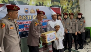 HUT Reserse Polri Ke-78, Ditreskrimsus Polda Jateng Berbagi Sembako ke Anak-Anak Panti