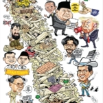 Desain kaleidoskop peristiwa penting yang dirangkum Suara Merdeka