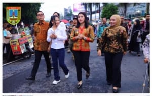 Wabup Kudus Bellinda membuka Festival Dandangan 2026.