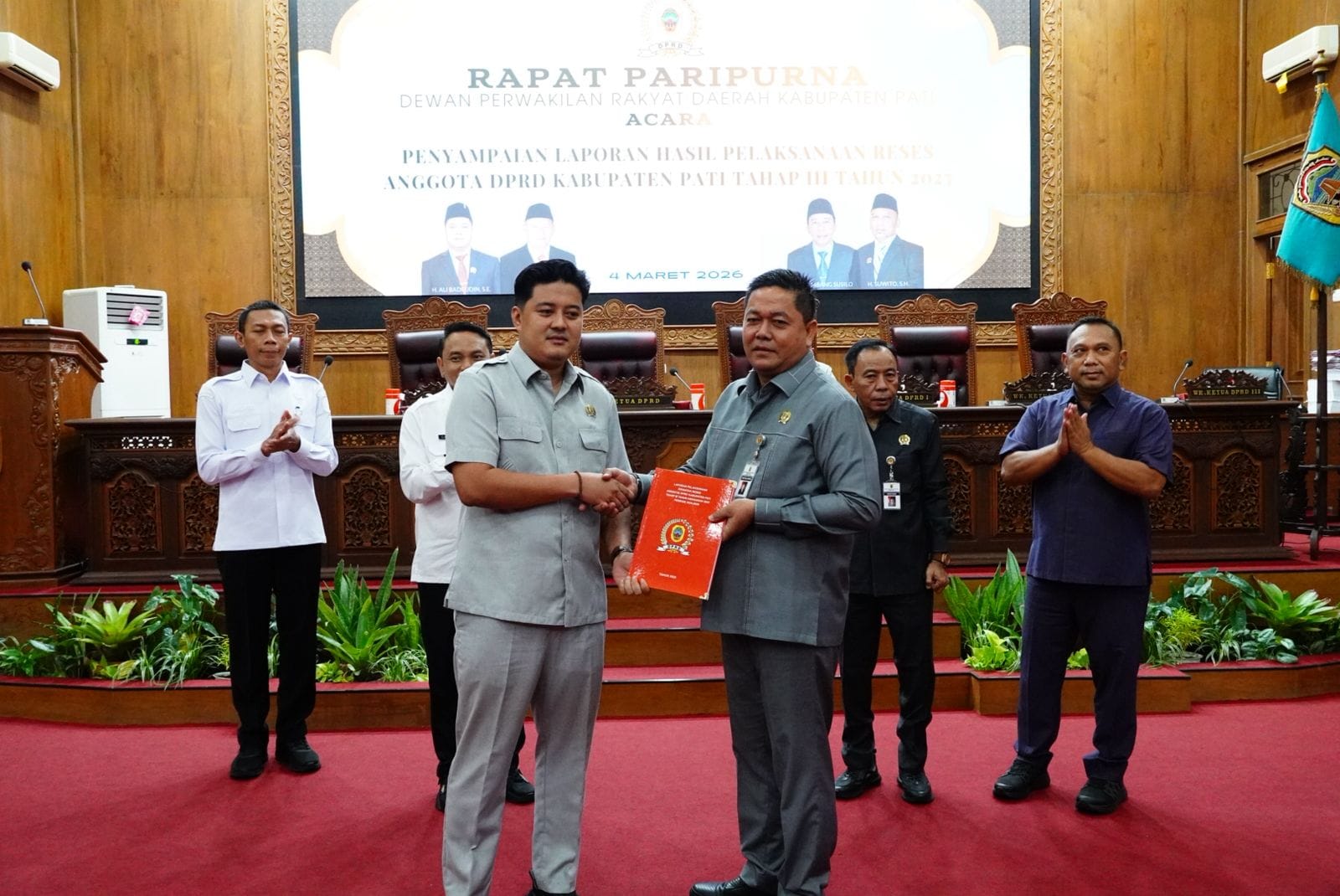 Rapat Paripurna DPRD Pati Paparkan Hasil Reses Tahap III Tahun 2025