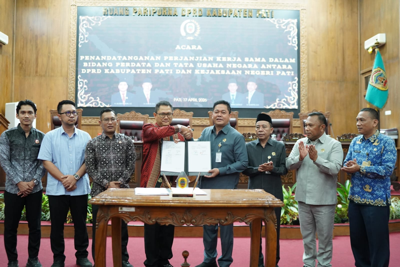 Perkuat Tata Kelola, DPRD Pati Gandeng Kejari Lewat Penandatanganan MOU
