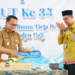 Plt Bupati Pati saat menghadiri acara ulang tahun PDAM Pati.