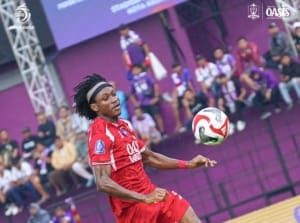 Najeb Yakubu kembali memperkuat Persijap Jepara saat menahan imbang Persik Kediri.