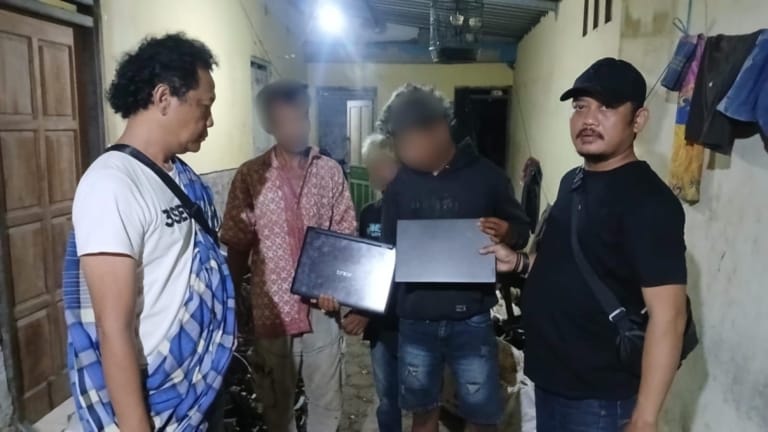 Cepat Tanggap, Kurang dari 24 Jam Polresta Pati Ringkus Dua Pencuri Enam Laptop SDN 2 Mulyoharjo