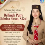 Wakil Bupati Kudus Bellinda Birton resmi menjabat sebagai Ketua Kwarcab Pramuka Kudus