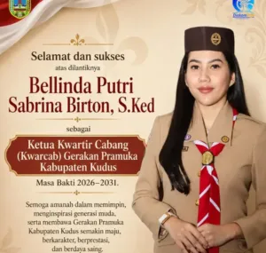 Wakil Bupati Kudus Bellinda Birton resmi menjabat sebagai Ketua Kwarcab Pramuka Kudus