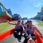 Satpolairud Polresta Pati Lakukan Patroli dan Edukasi Cegah Kebakaran Kapal di Sungai Silugonggo