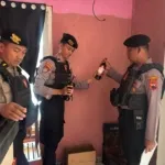 Polresta Pati Lakukan Razia Miras Ilegal di Tiga Kecamatan, Puluhan Botol Disita