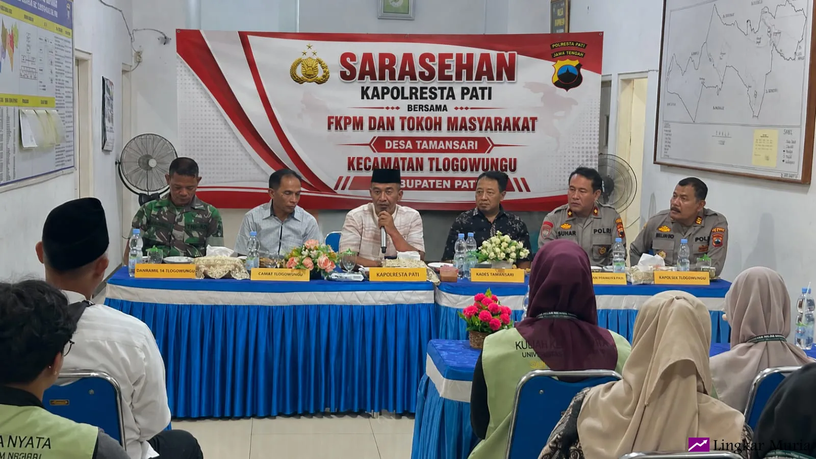 Sarasehan di Desa Tamansari, Kapolresta Pati Tekankan Sinergi Polri-Masyarakat Jaga Kamtibmas