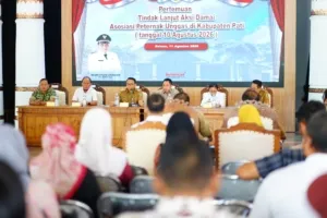 Pelepasan Kontingen Kwarcab Pati, Chandra Harapkan Bumi Mina Tani Menjadi Kebanggaan di Jamnas XII