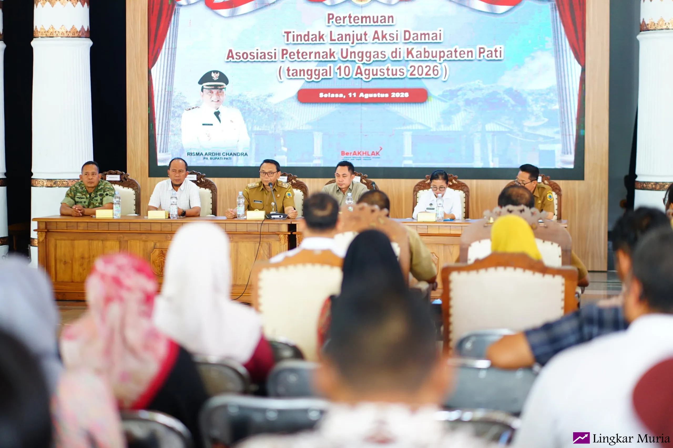Pelepasan Kontingen Kwarcab Pati, Chandra Harapkan Bumi Mina Tani Menjadi Kebanggaan di Jamnas XII