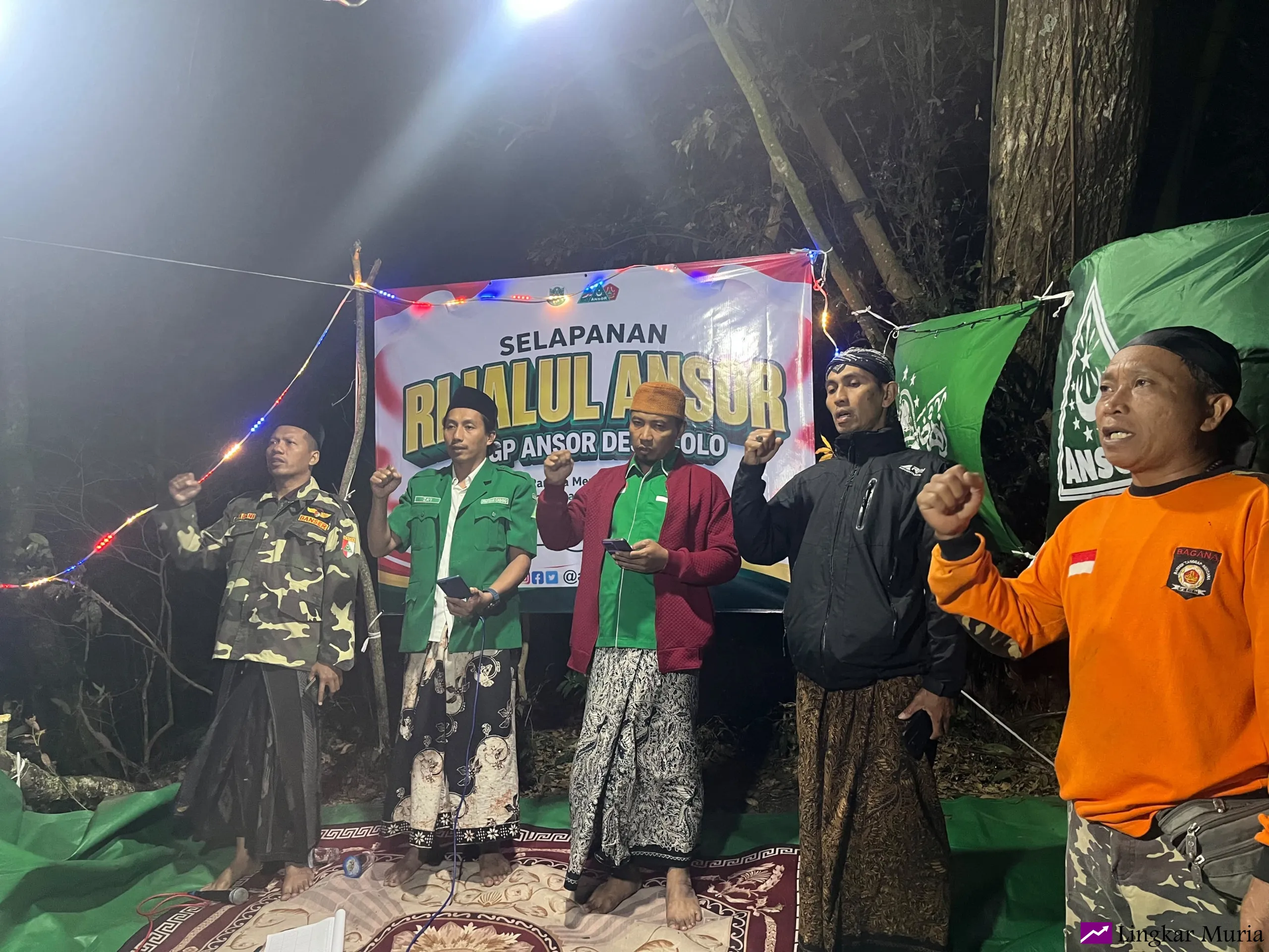 Sambut Muktamar ke-35 NU, GP Ansor Colo Gelar Maulid di Hutan Muria Usung Pesan Ekoreligi