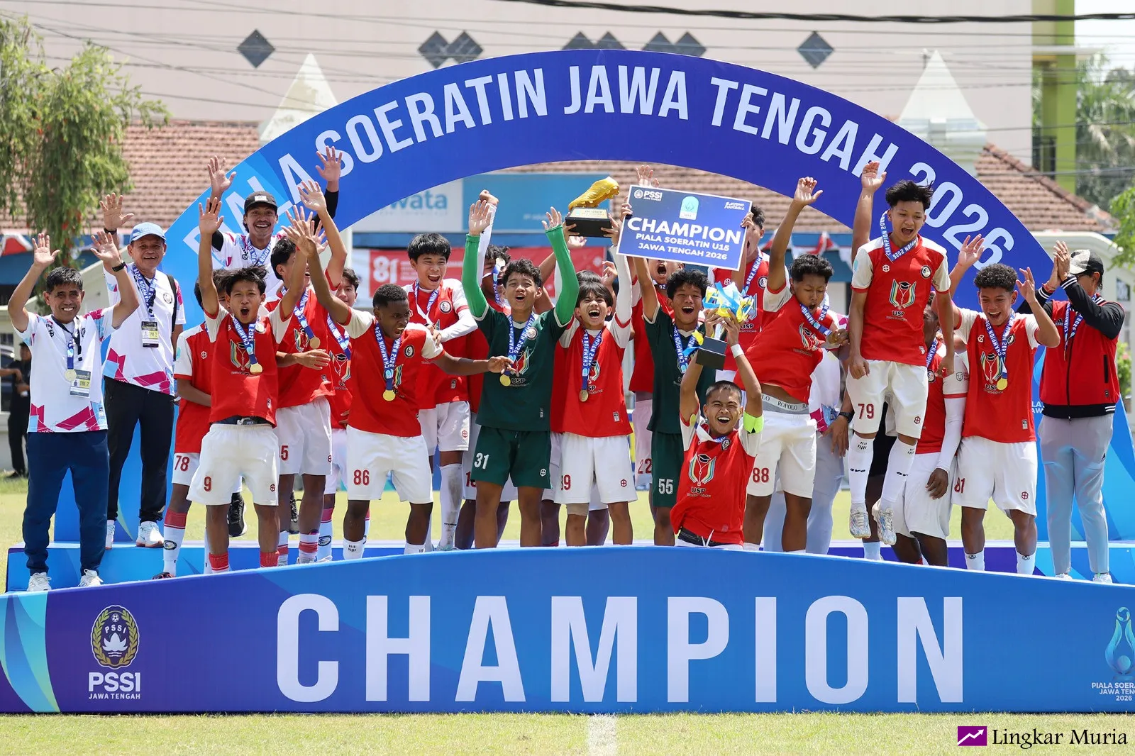 Cetak Sejarah, Safin Pati U15 Juara Piala Soeratin Jateng 2026; U17 Sukses Jadi Runner Up