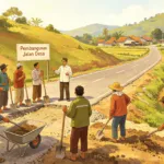 Genjot Ekonomi Desa, Pemdes Klayusiwalan Pati Percepat Pembangunan Jalan Rabat Beton di RW 02
