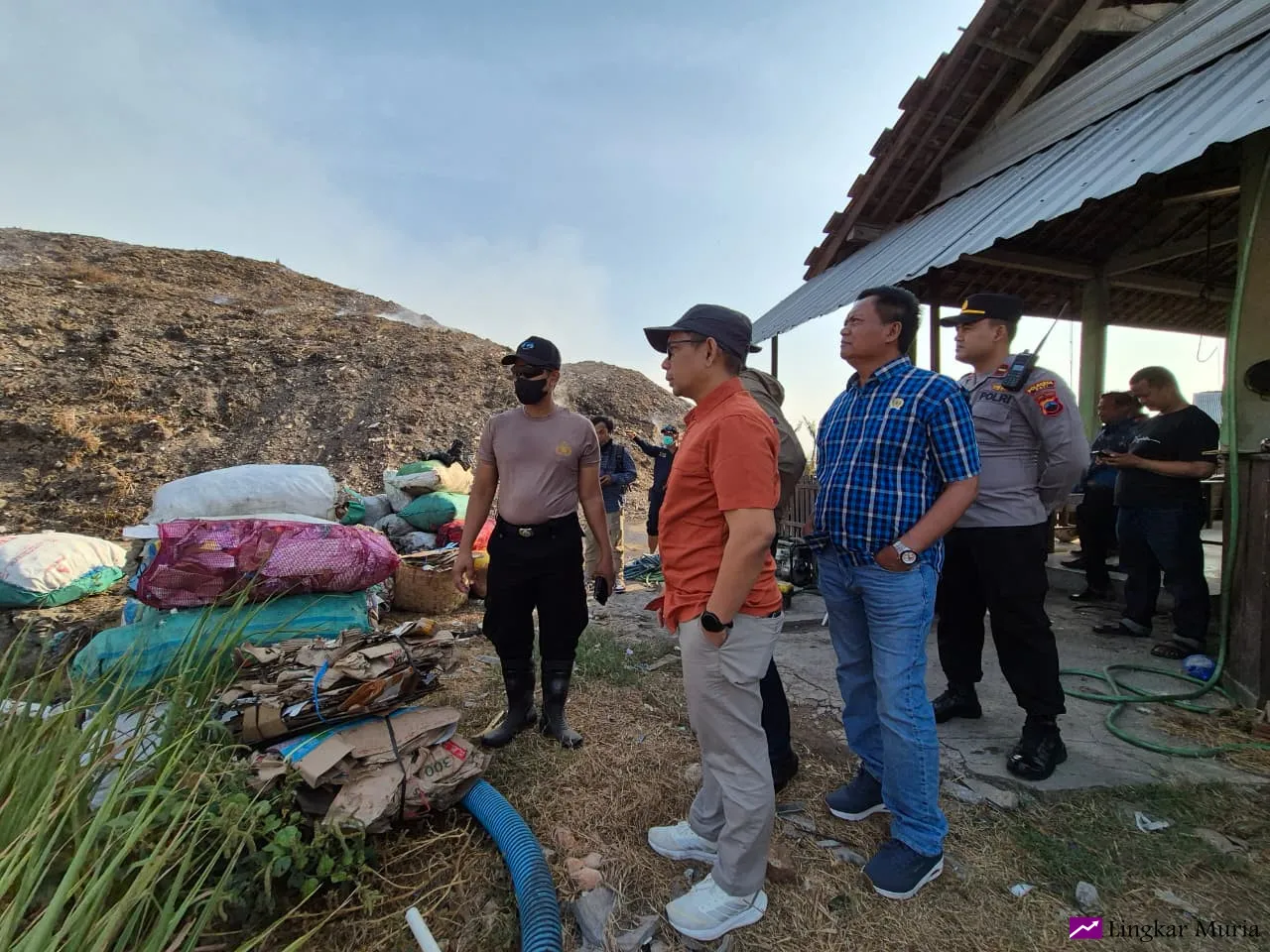 Komisi A DPRD Pati Cek Langsung Kebakaran TPS Plosojenar
