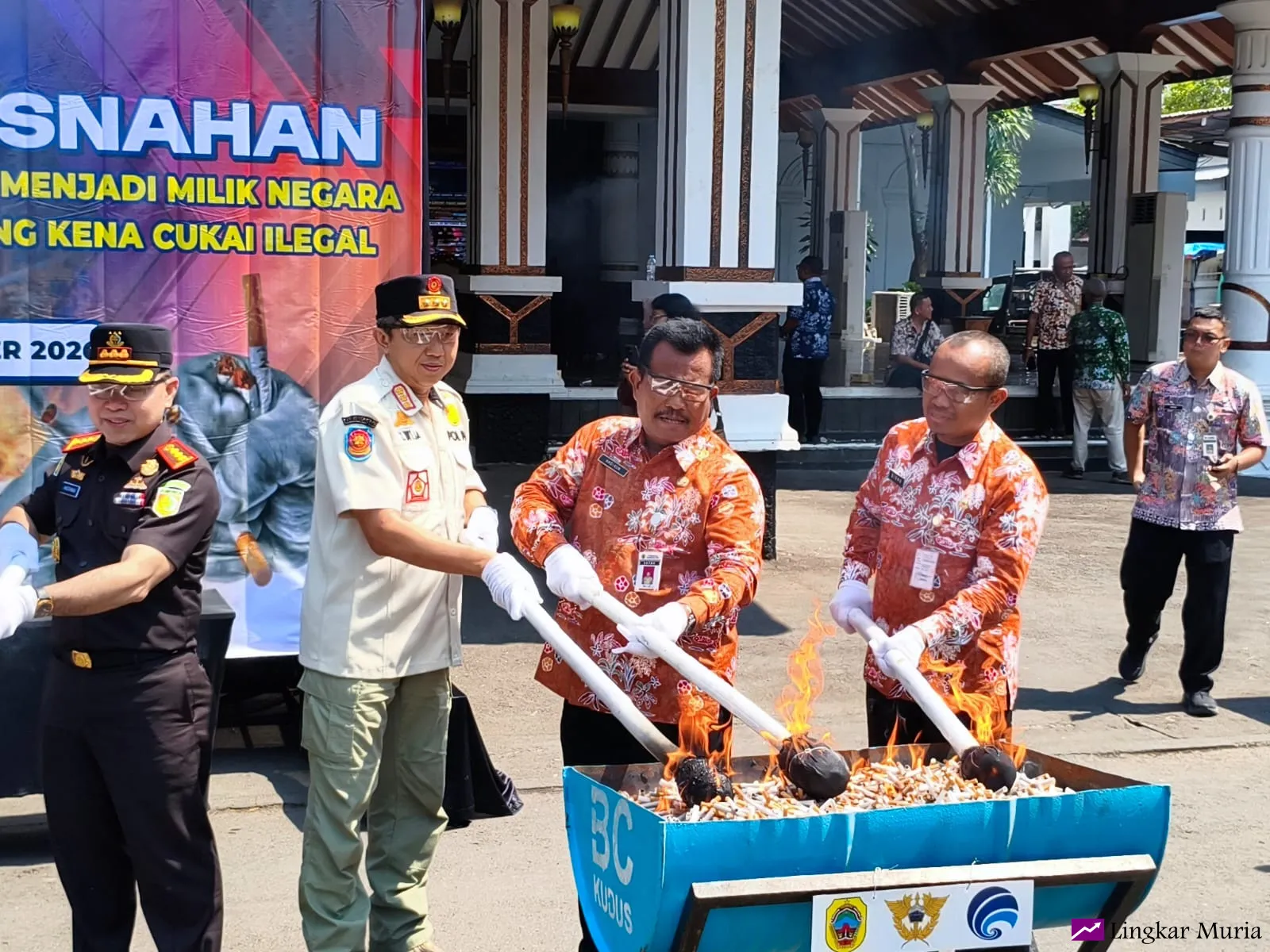 Bea Cukai Musnahkan 1,37 Juta Batang Rokok Ilegal di Pati, Kerugian Negara Rp1,33 Miliar Berhasil Dicegah