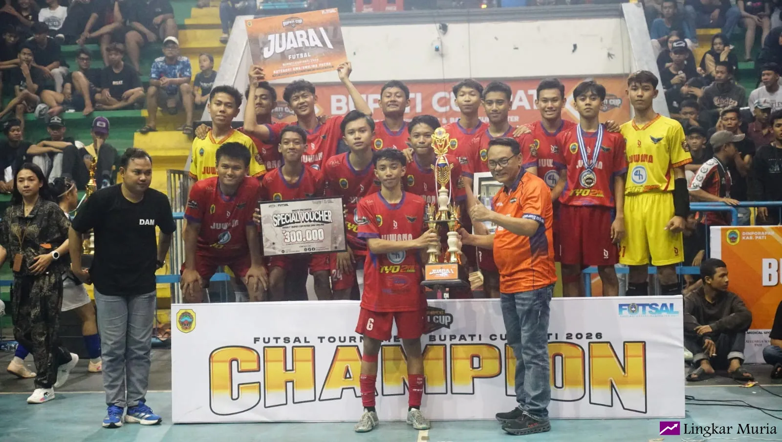 Bupati Cup Futsal 2026 Usai, Chandra Targetkan Atlet Pati Berprestasi Nasional